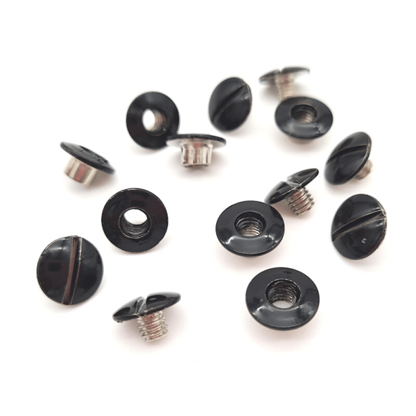 Buchschrauben 3,5mm schwarz lackiert